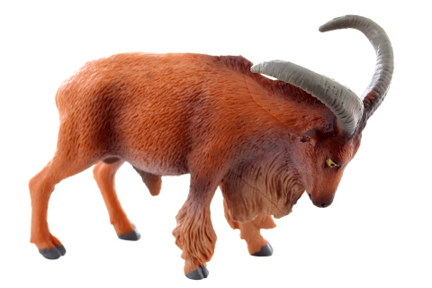 Plastová figurka paovce s realistickými rohy