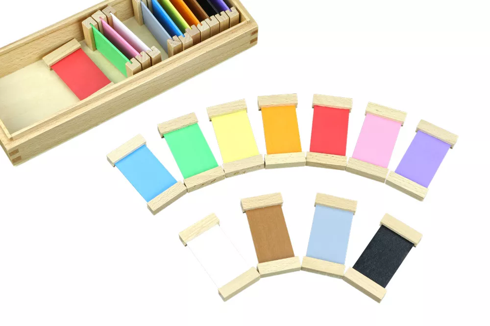 Barevné destičky 2 - Rozšířená sada Montessori