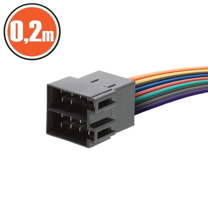 ISO konektor s kabelem 0,2 m
