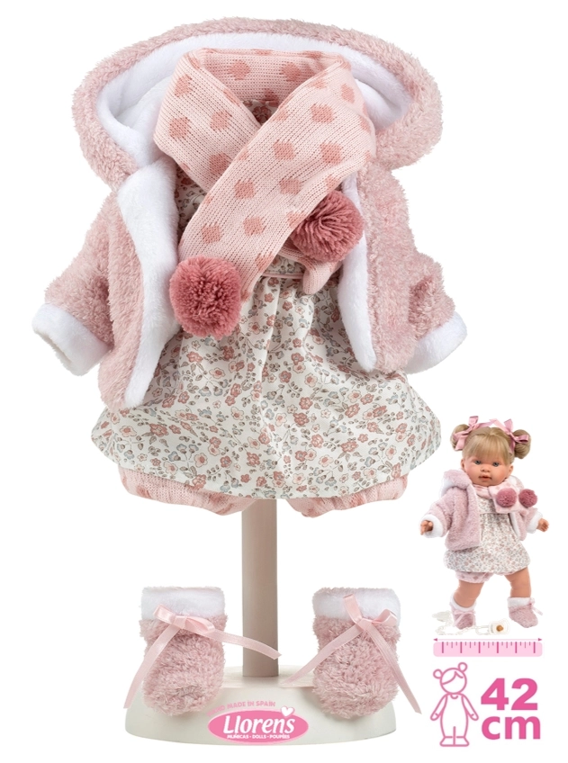 Llorens obleček pro panenku 42 cm – 5dílná sada