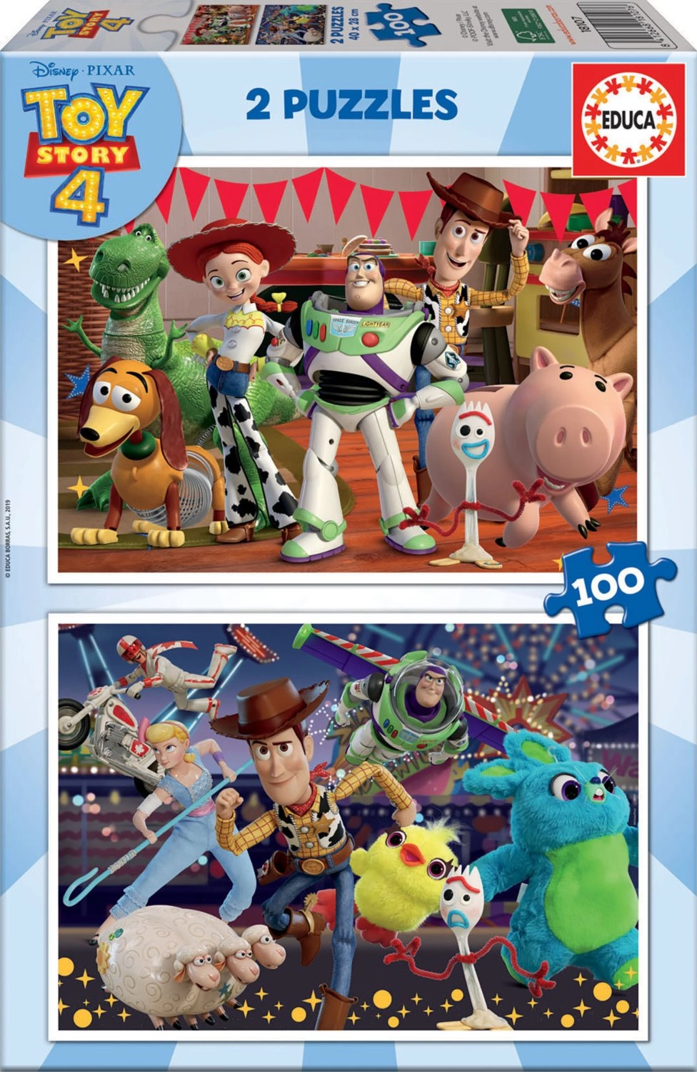 Educa Toy Story 4 2 x 100 dílků