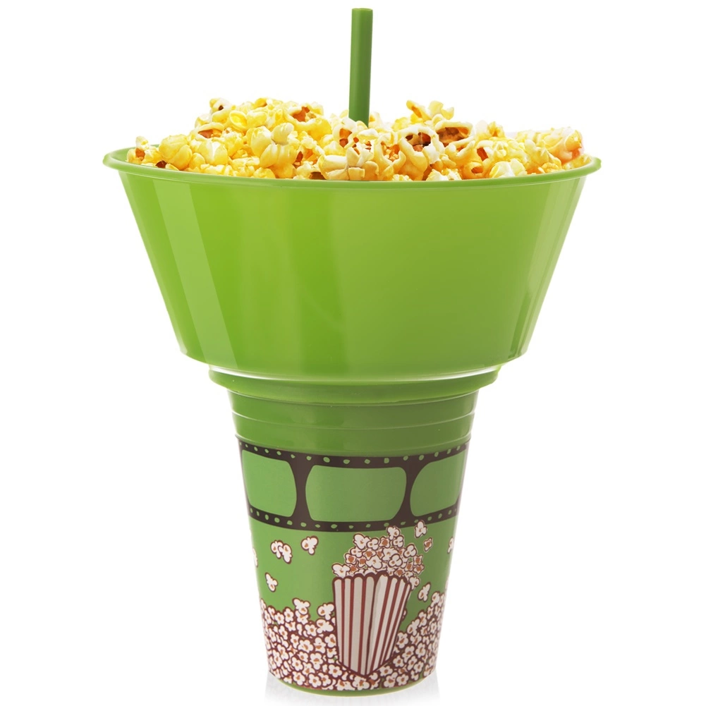 Levně Orion Pohár s miskou na popcorn a brčkem 0,55 l