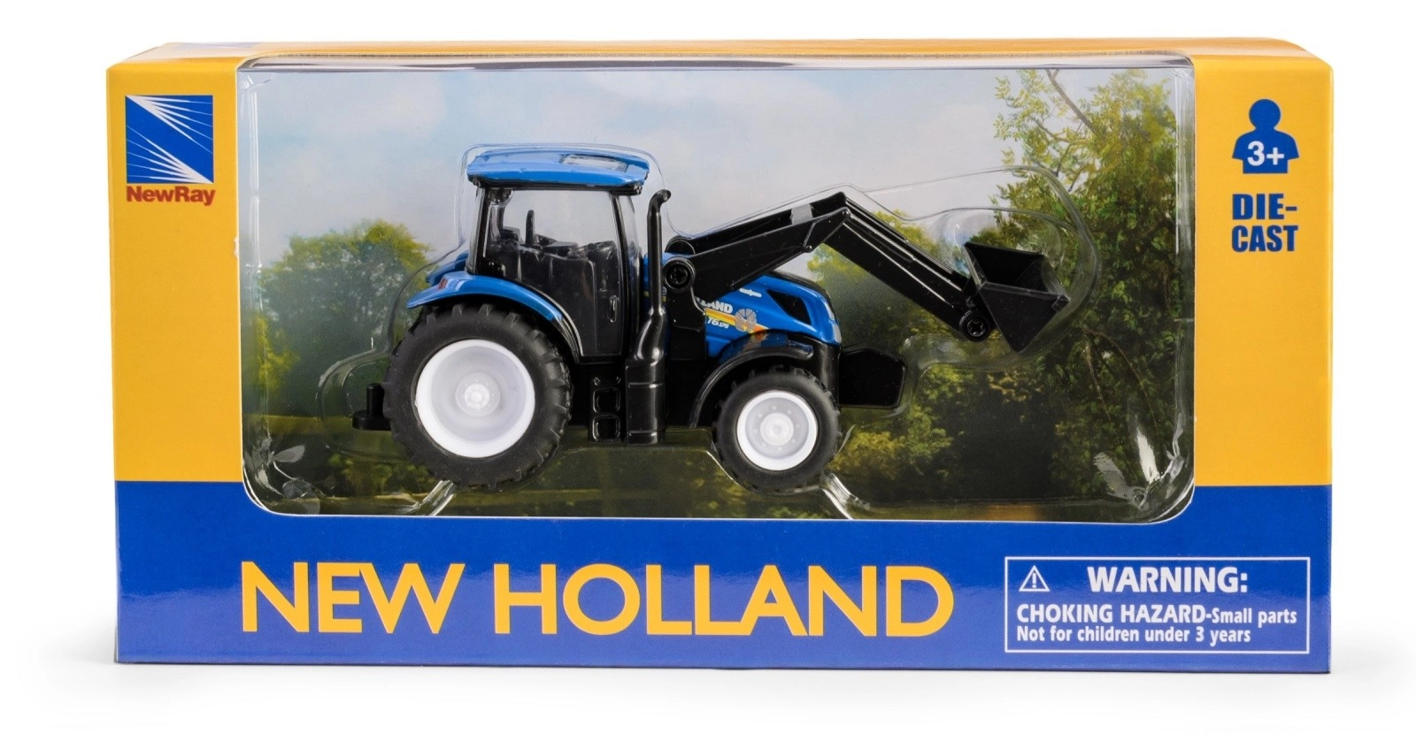 mini traktor new holland t6 s čelním nakladačem