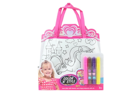 Lamps Kabelka vybarvovací s jednorožcem