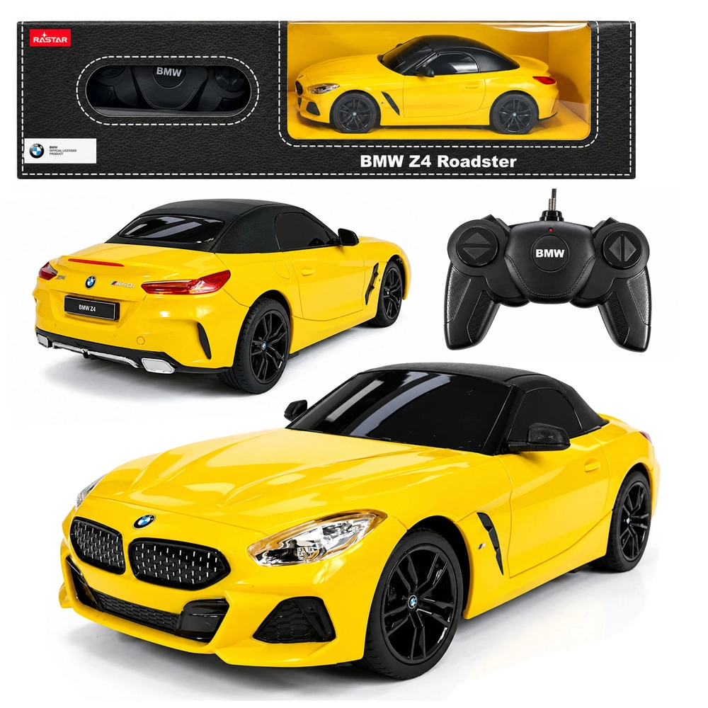 RC auto BMW Z4 Roadster 1:18 žluté