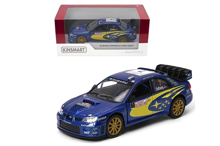 Sběratelský kovový model Subaru Impreza WRC 2007