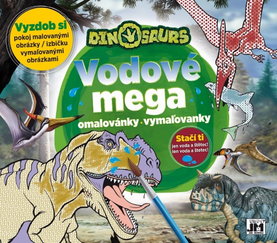 Jiří Models Mega omalovánky vodové Dino