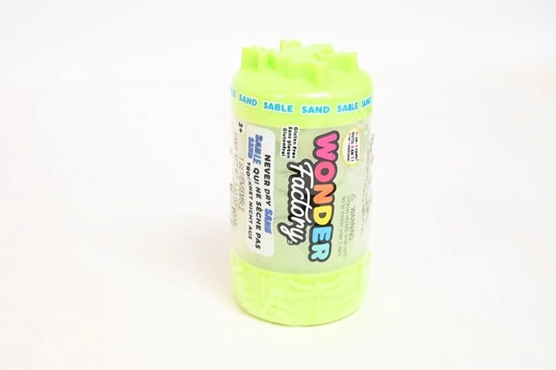 MGA Wonder Factory NeverDrySand zelený kinetický písek se válečkem 4v1