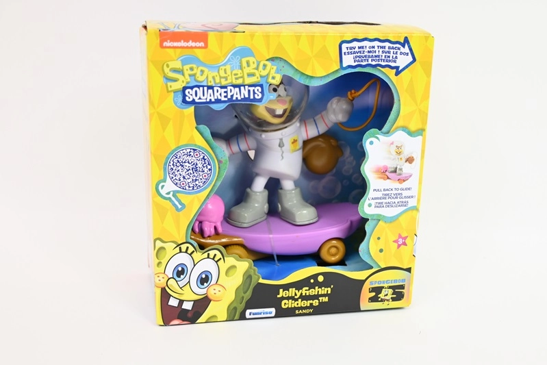 SpongeBob SquarePants figurka Sandy na skateboardu Jellyfishin’ Gliders
