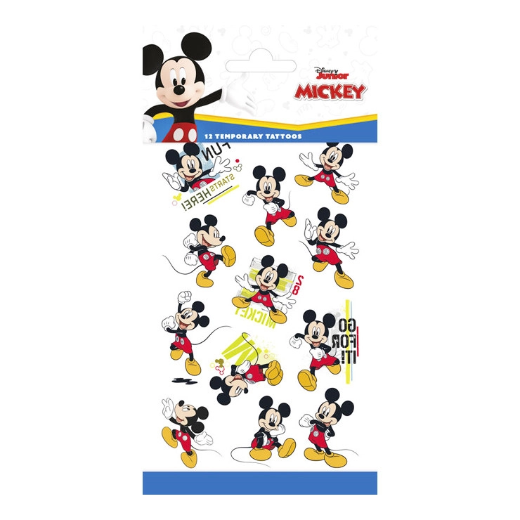 Dočasné tetování MICKEY 10 × 20 cm