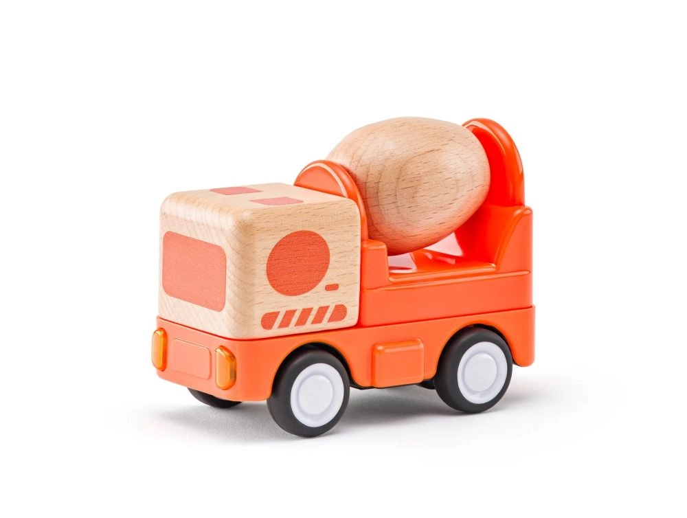 Levně Woody Auto miešačka so zvukmi a svetlom zotrvačník