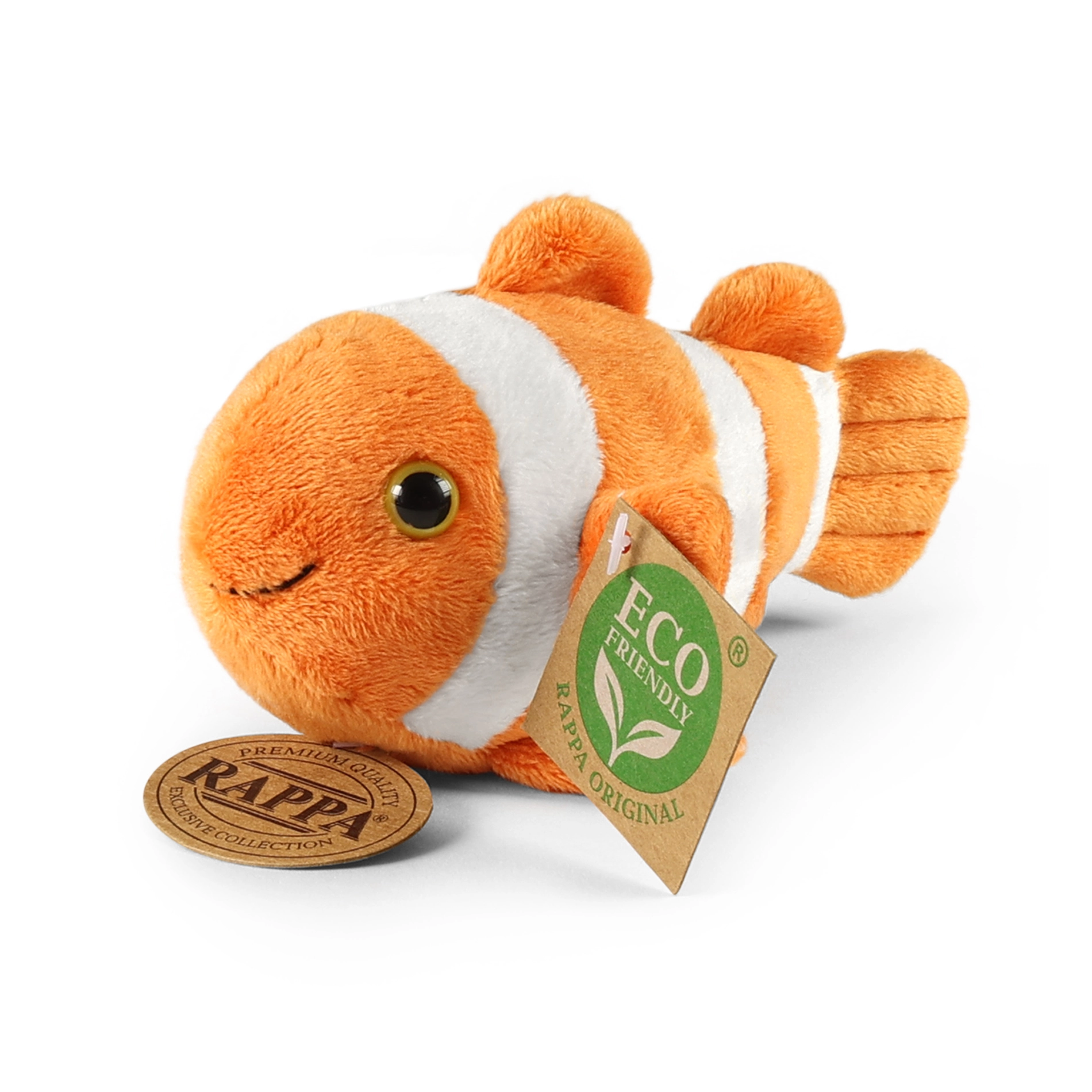 Levně Rappa plyšová ryba klaun očkatý 14 cm eco-friendly