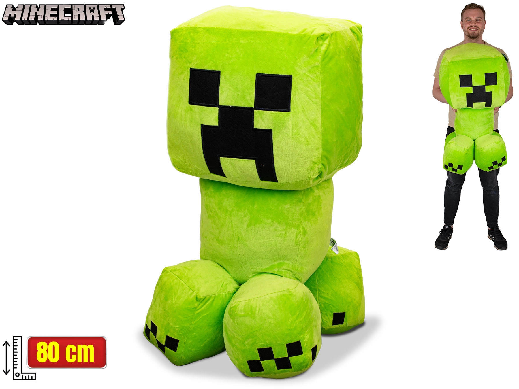 Plyšový Creeper MINECRAFT 80 cm