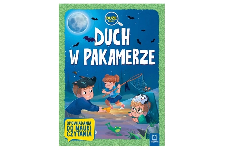 Duch w pakamerze – dětská kniha s velkými písmeny