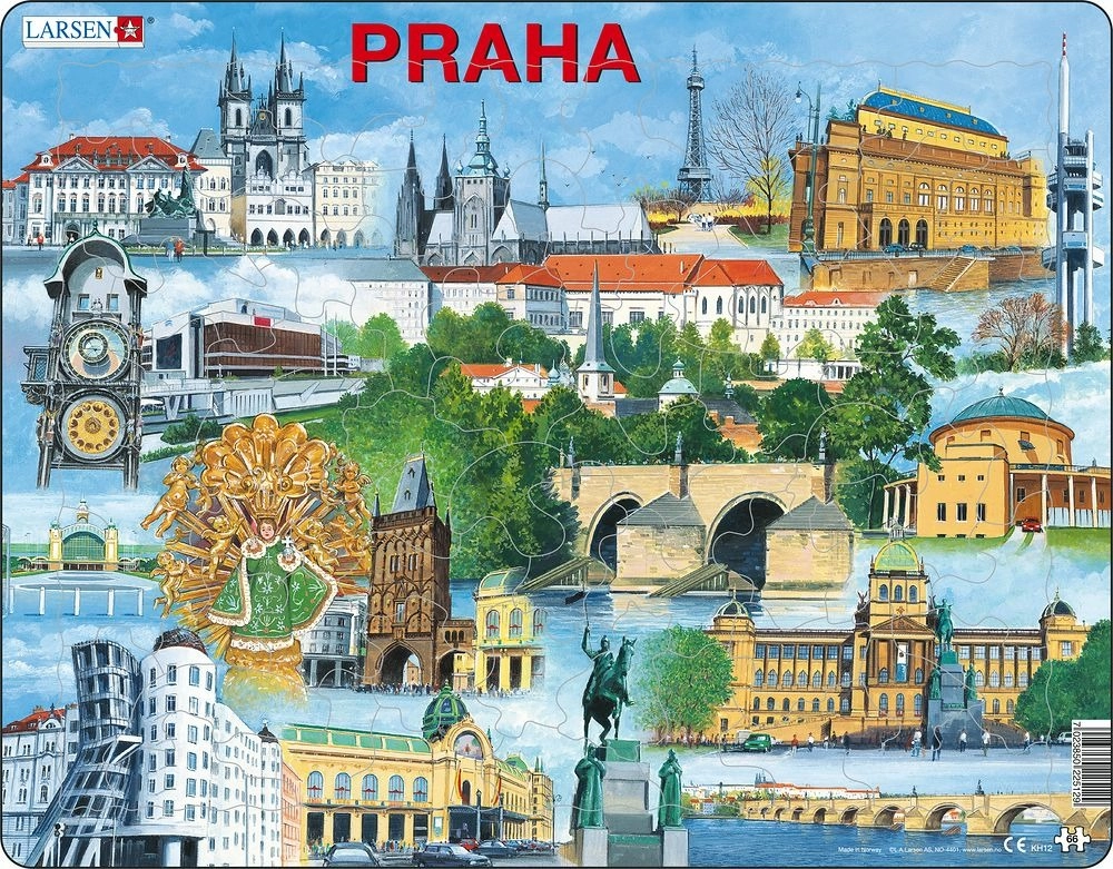 Larsen PRAHA nejzajímavěší atr 66 dílků