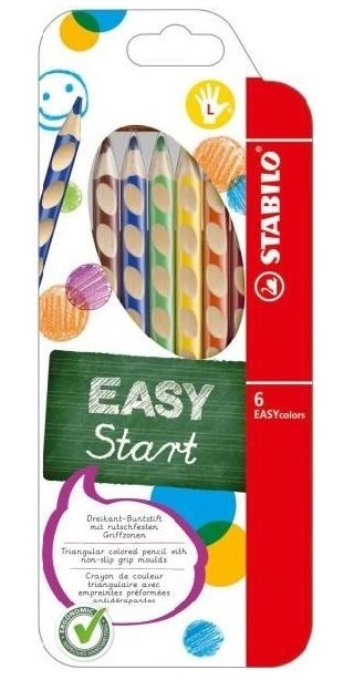 Levně Stabilo 331/6 EASYcolors pro leváky 6 ks