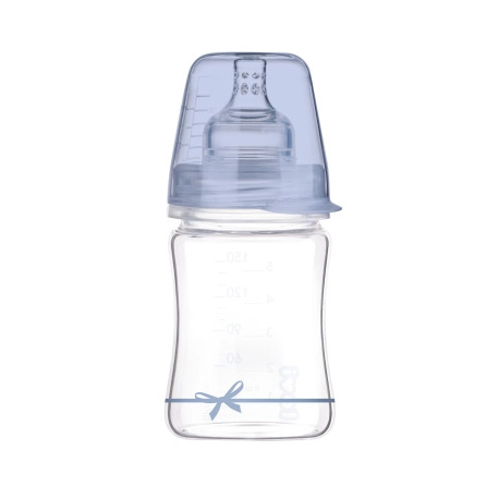 LOVI Lahev skleněná 150 ml BABY SHOWER kluk