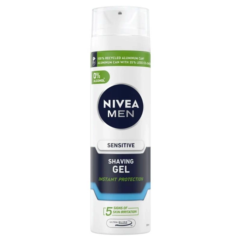 NIVEA MEN Sensitive gel na holení pro citlivou pleť pro muže 200 ml