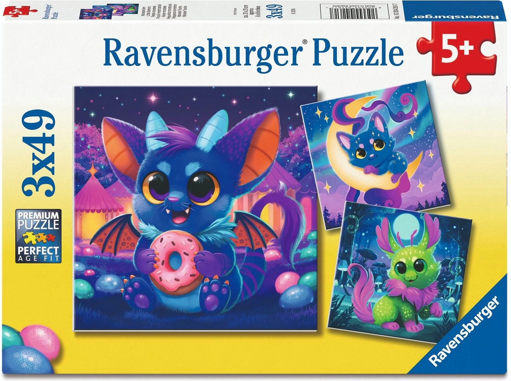 Ravensburger puzzle Malá Ďáblice 3×49 dílků