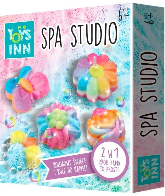 Kreativní sada SPA Studio Flower – výroba svíček a koupelových koulí