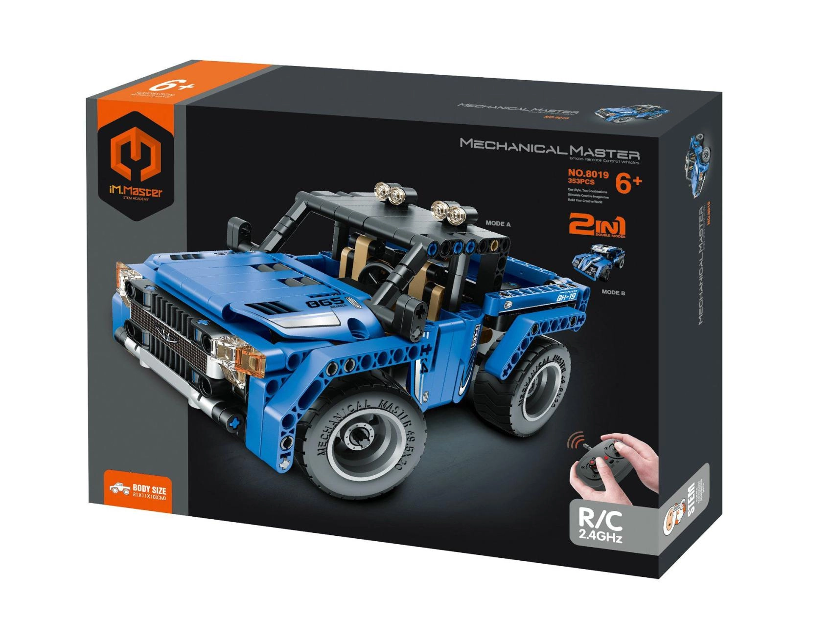 Stavebnice terénní auto RC na dálkové ovládání - iM.Master