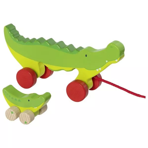 Tahací hračka - Krokodýli Kosmo a Kroki 2v1 (Goki)
