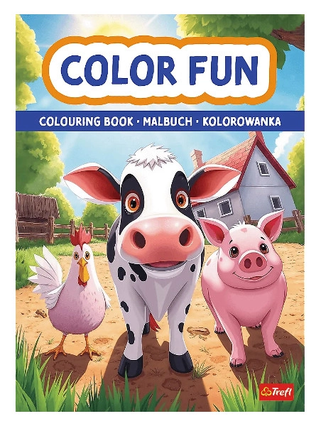 Omalovánka zvířata na farmě