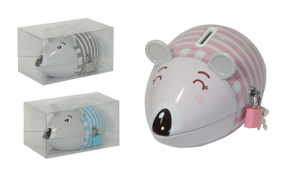 Pokladnička myška – barevná dětská pokladnička