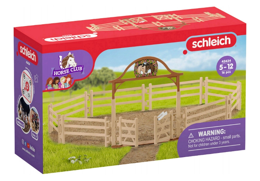 Schleich - Jezdecký klub, Ohrada pro koně se vstupní branou