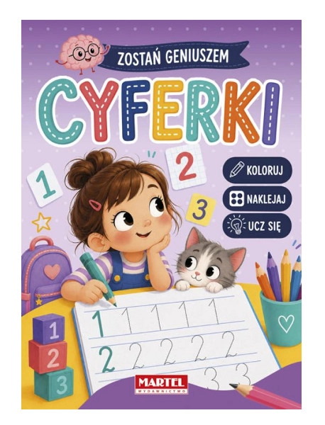 Staň se géniem. Číslice se samolepkami