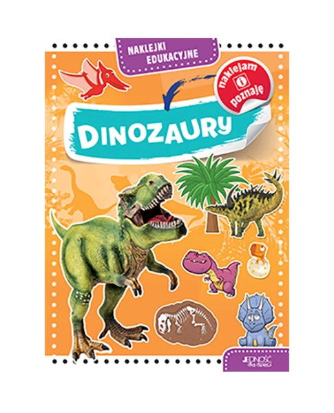 Vzdělávací samolepky dinosauři