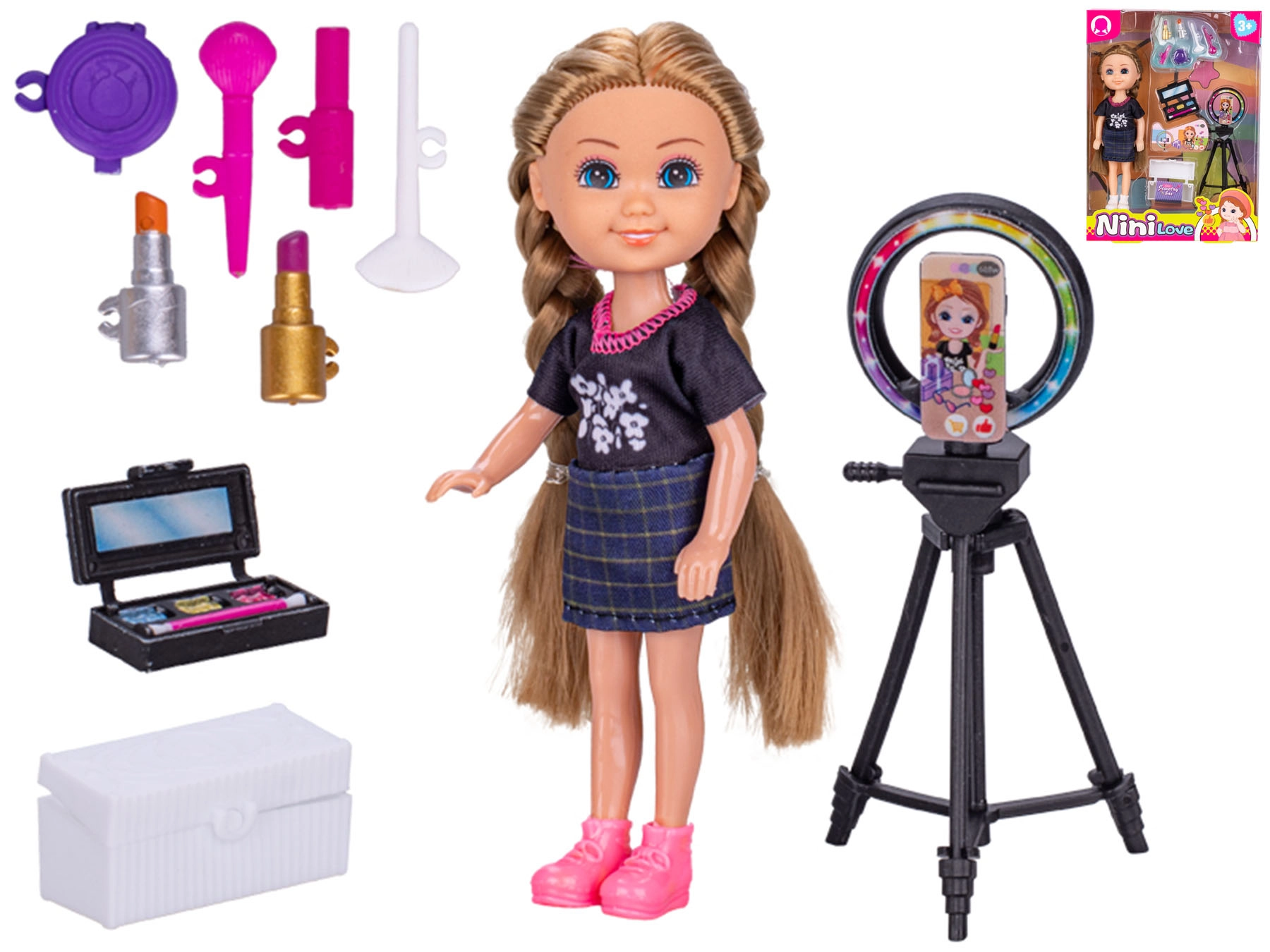 Panenka influencer 14 cm s doplňky