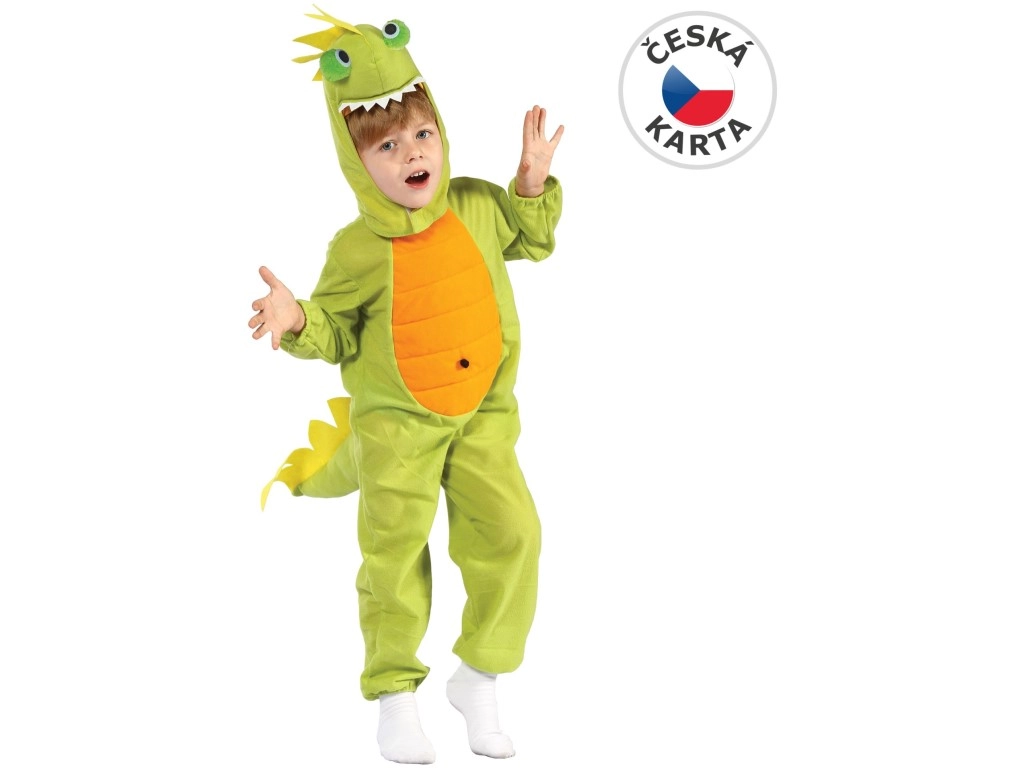 Dětský karnevalový kostým dinosaurus (80–92 cm)