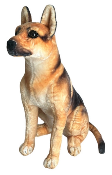 Plyšový německý ovčák sedící 65 cm DUBI