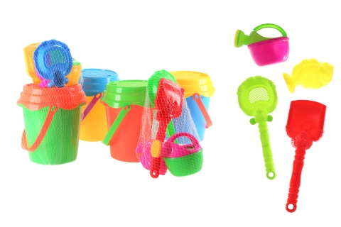 Sada kyblík s doplňky na písek