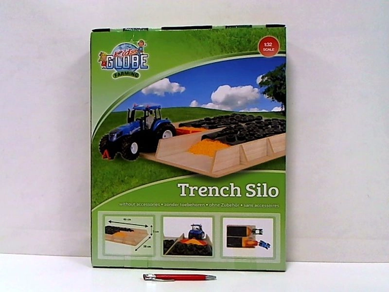 Kids Globe Farming dřevěný silážní silos pro farmu 1:32