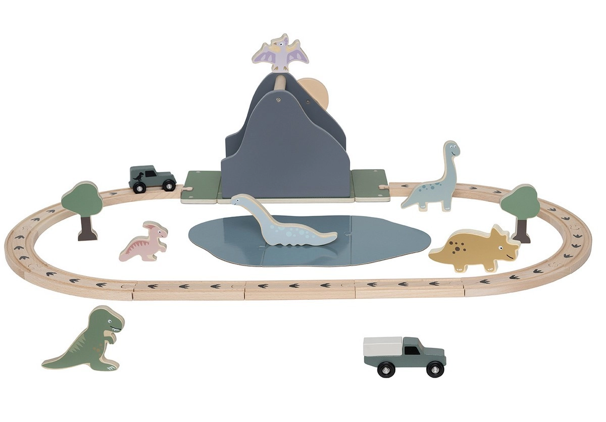 Jabadabado dřevěná vláčkodráha Dino
