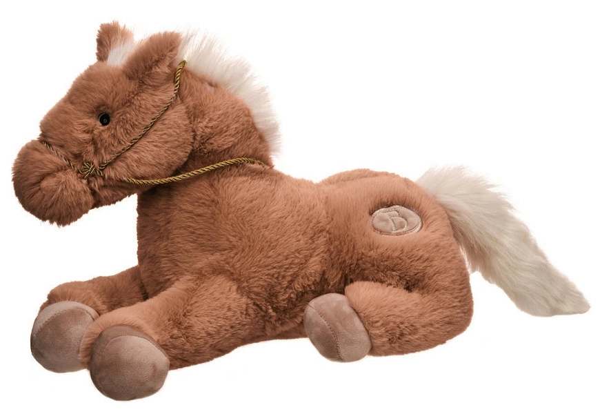 Plyšový koník Nico hnědý 23 cm