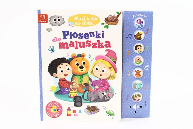 Wlazł kotek na płotek. Piosenki dla maluszka. Słuchaj i śpiewaj