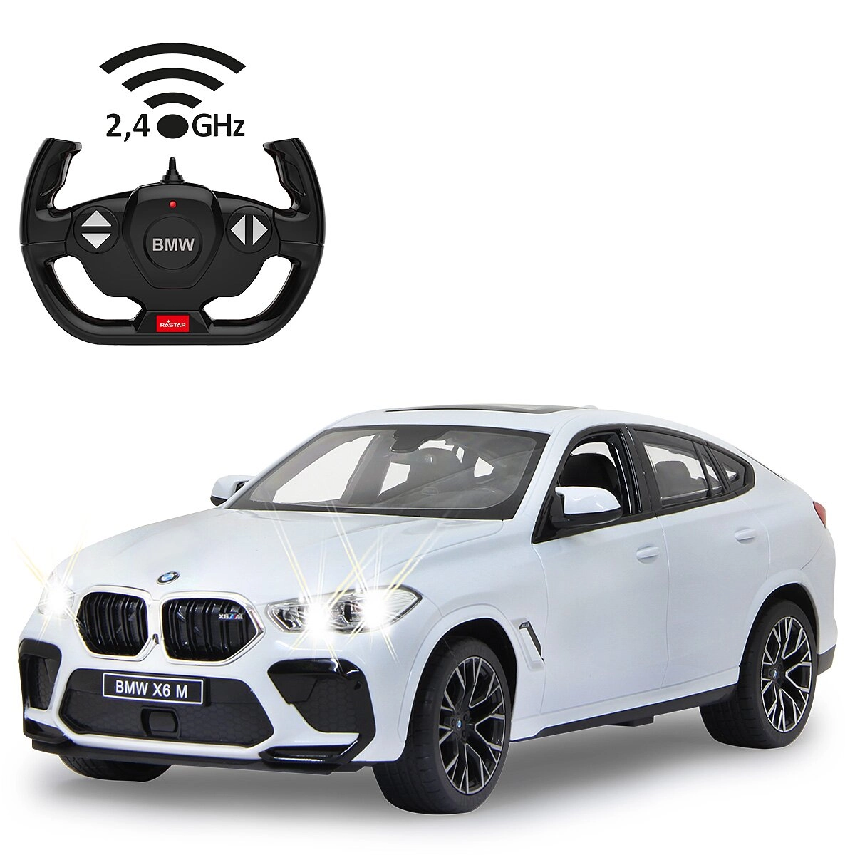 RC auto JAMARA BMW X6 M bílé 1:14