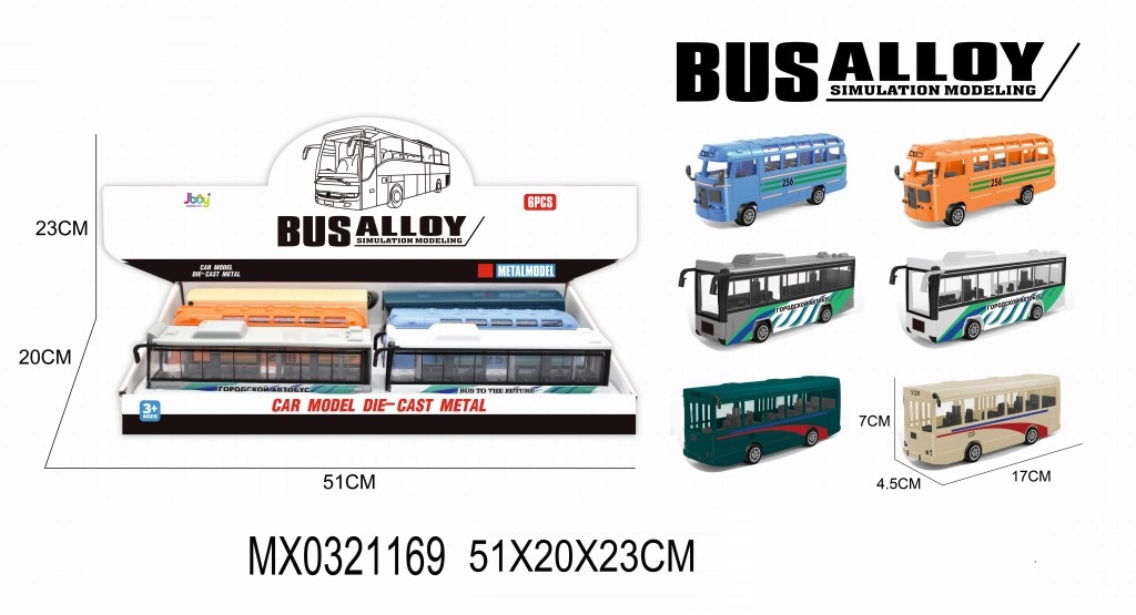Alltoys Autobus 157 šedo-zelený
