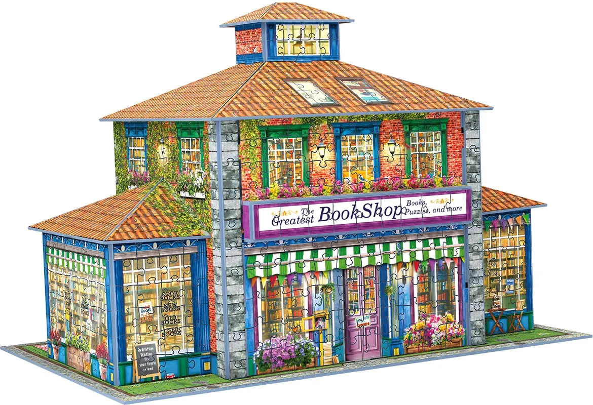 Eurographics 3D puzzle Knihkupectví 1389 dílků