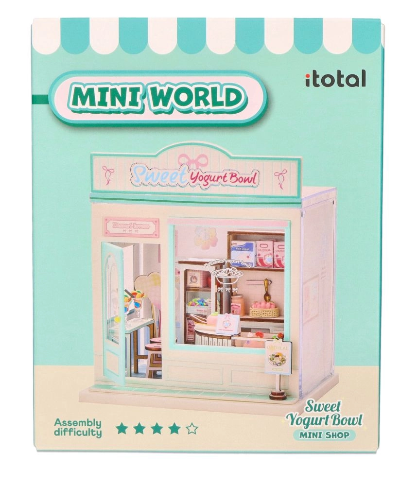 i-Total diy miniaturní maketa cukrárny