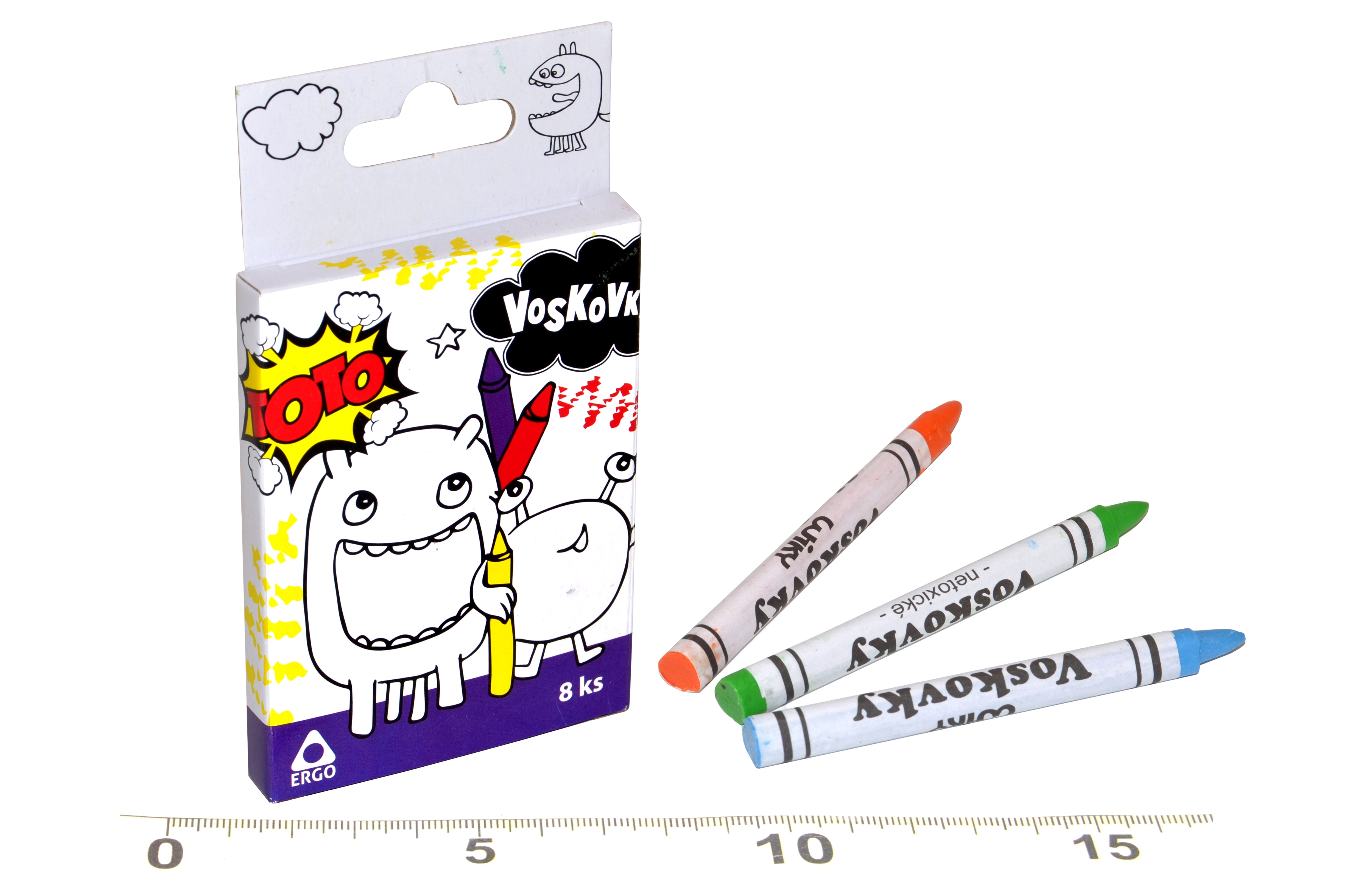 Levně Voskovky ERGO 8 ks