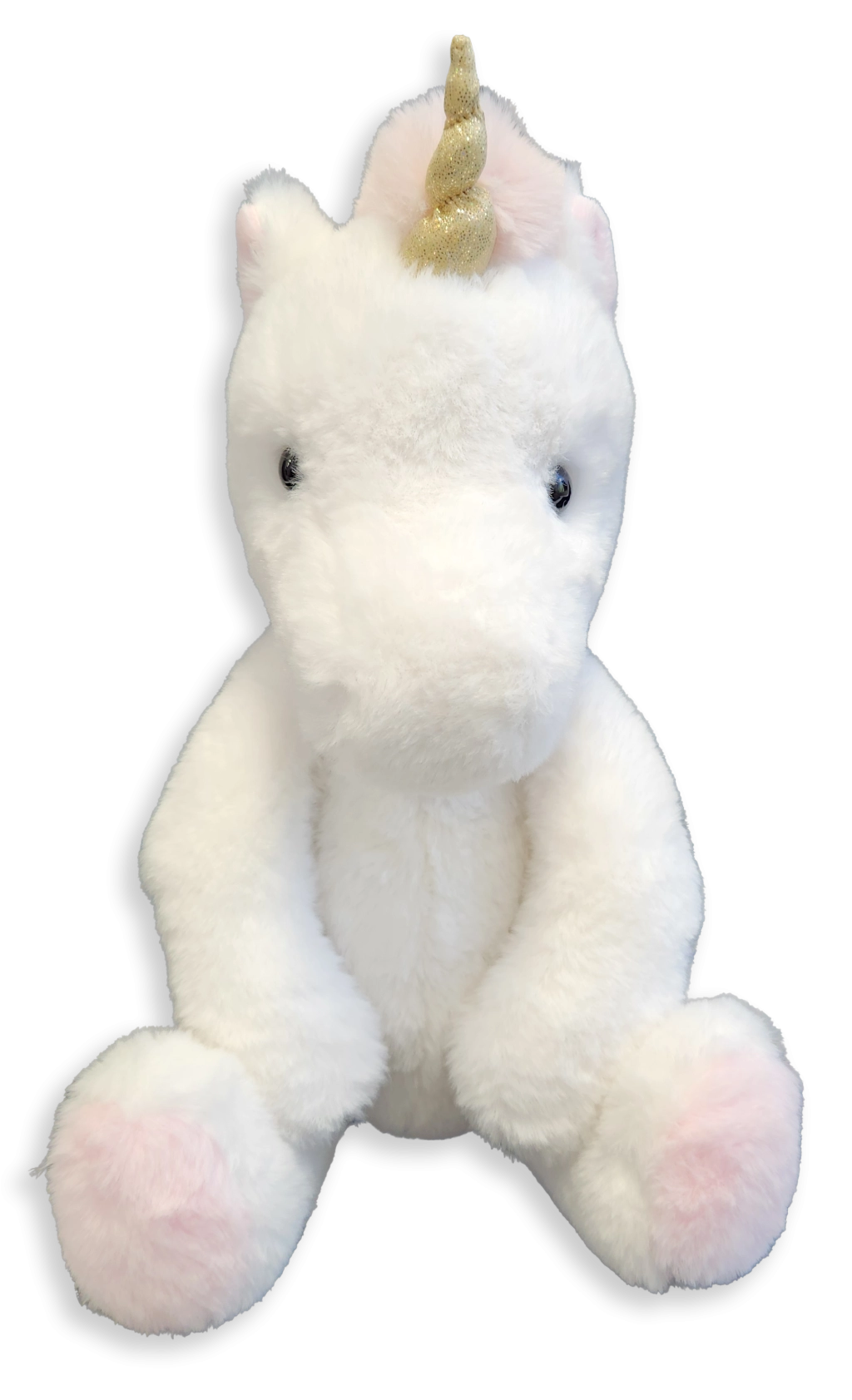 Plyšový jednorožec bílý 40 cm