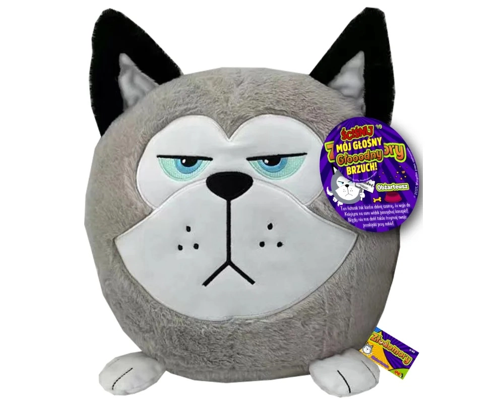 Złodomory plyšový pes Husky Obżarteusz 21 cm