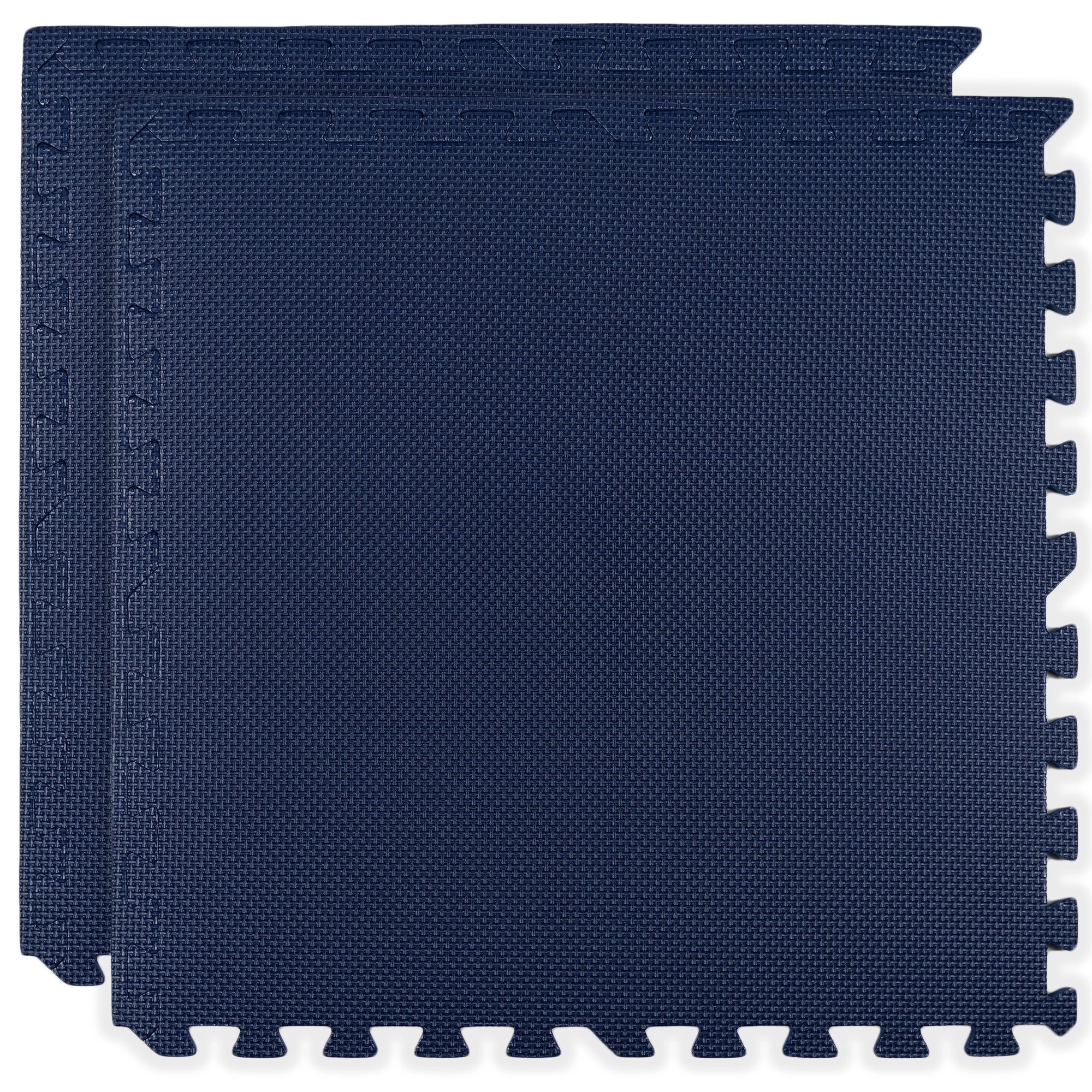 Pěnová podložka HUMBI 120 × 60, velké voděodolné puzzle, bezpečná, 2 ks, tmavě modrá