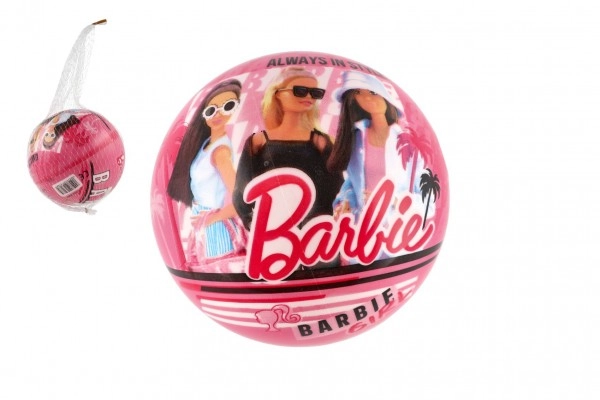 Míč barbie 14 cm nafouknutý v síťce