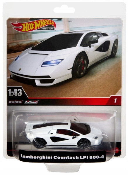 Hot Wheels Lamborghini Countach 1:43 prémiové kovové autíčko