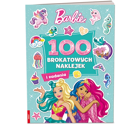 Barbie Dreamtopia: 100 třpytivých samolepek – kreativní kniha pro děti